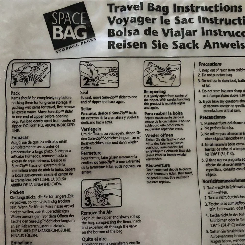 Original Space Bag™ Vacuum-Seal Hanging Bags and Reusable Roll-Up Travel Bags